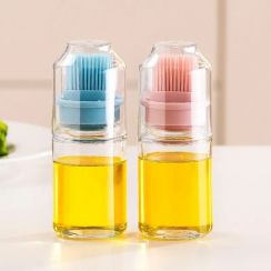 80Pcs Glass Oil Dispenser Bottle for Kitchen with Silicone Basting Brush