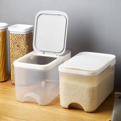 6Pcs Kitchen Food Storage Container with Flip Lid