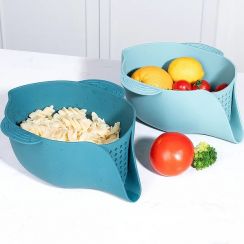 120Pcs Fruit Vegetable Silicone Washing & Drainage Basket